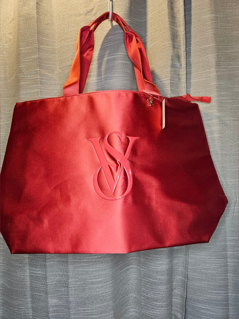 NWT Victoria’s Secret Satin Monogram Logo Tote